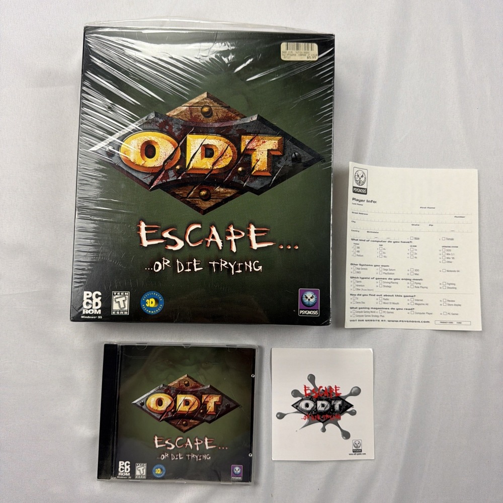 ODT: Escape... Or Die Trying, 1998, Big Box